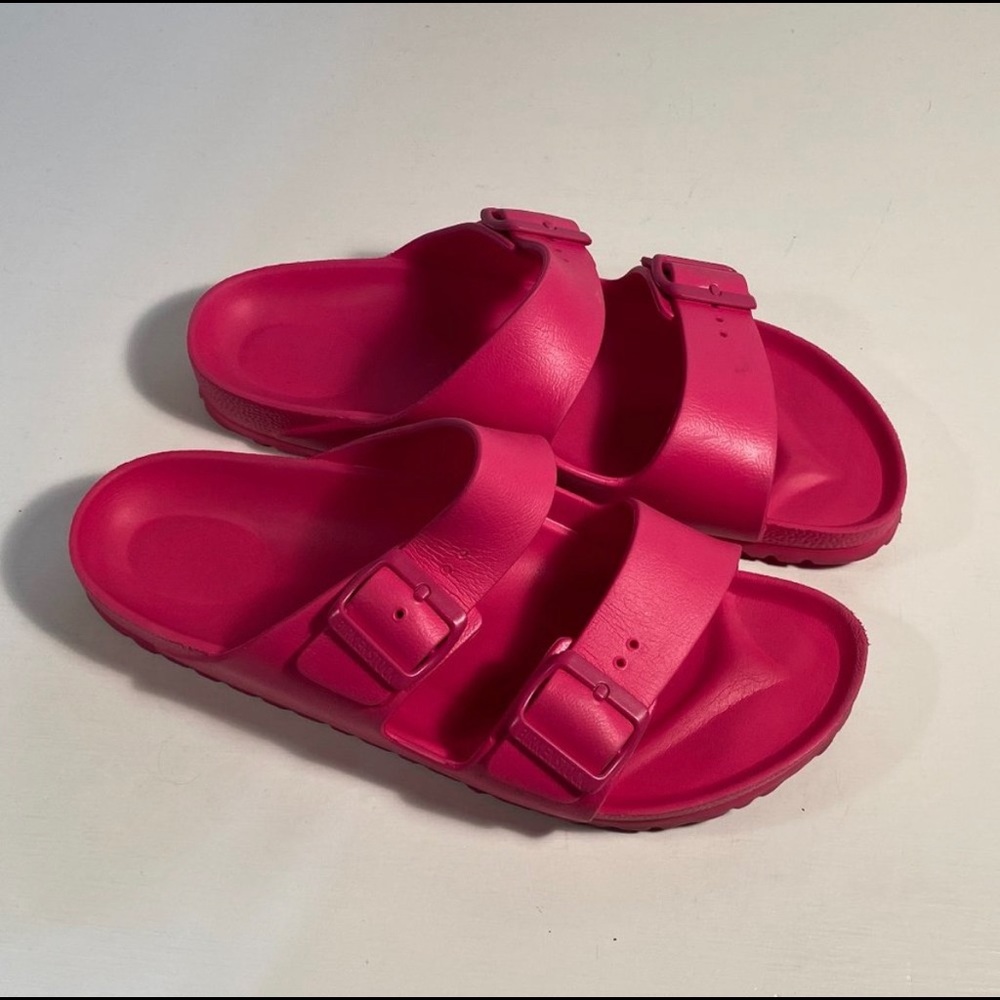 Birkenstock Eva Arizona Pink Rubber Sandals Women Size 9